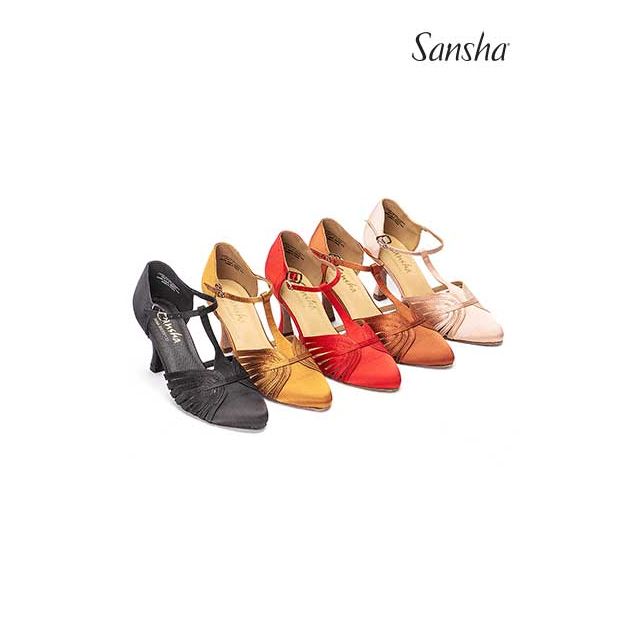 Sandale Sansha cu talpa de piele întoarsă LUISA BR30013S