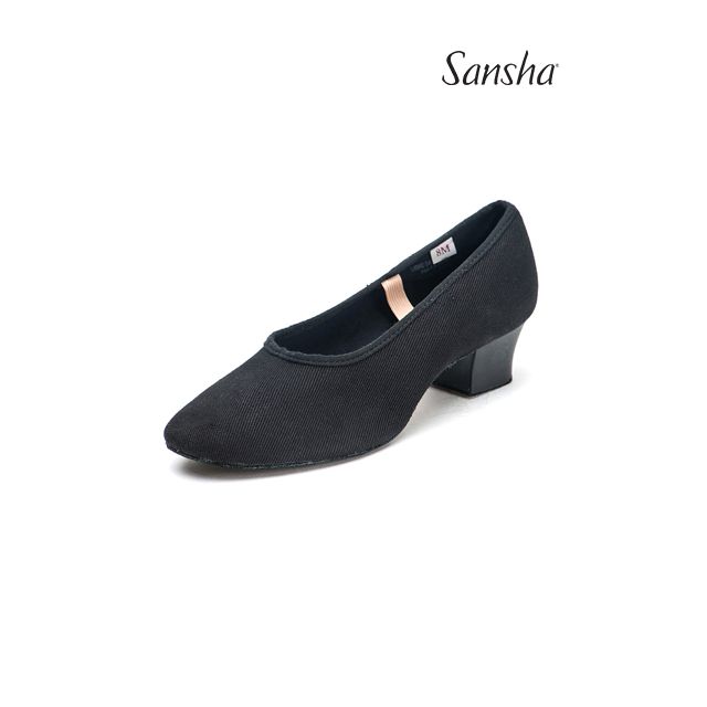 Pantofi de caracter Sansha cu elastic TISZA CL35C