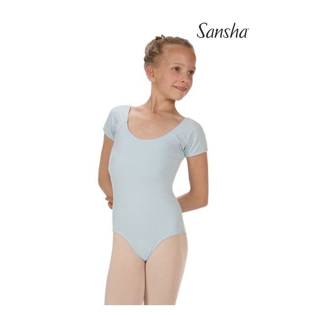 Costum de balet Sansha cu mâneci scurte SARAH E150C