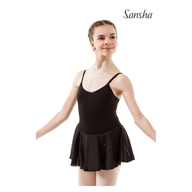 Costum de balet Sansha cu fustiță FIORELLA Y1707C