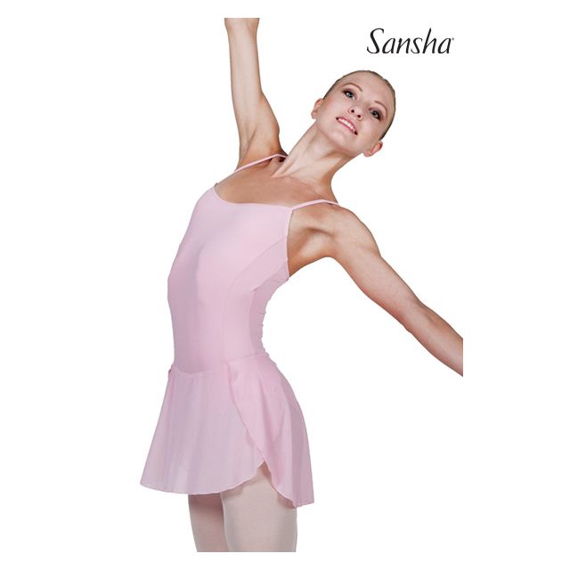 Costum de balet Sansha cu fustiță petrecută SEDILIA L1815M